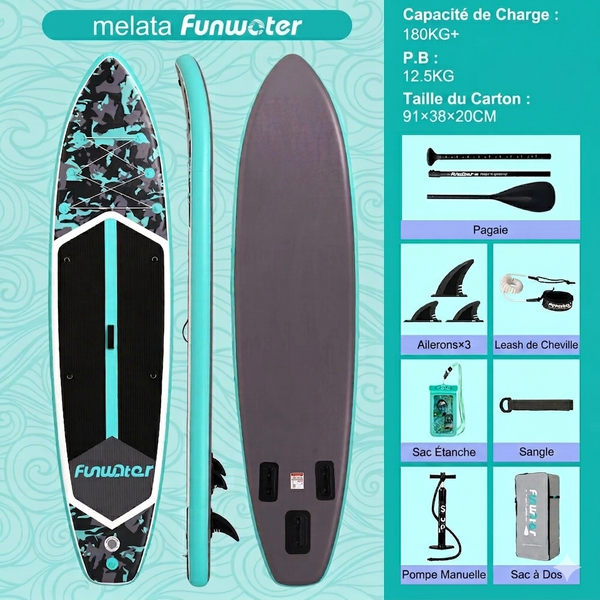 Melata Funwater Camo – Paddle Gonflable